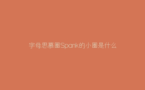 字母思慕圈Spank的小圈是什么圈