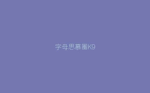 字母思慕圈K9